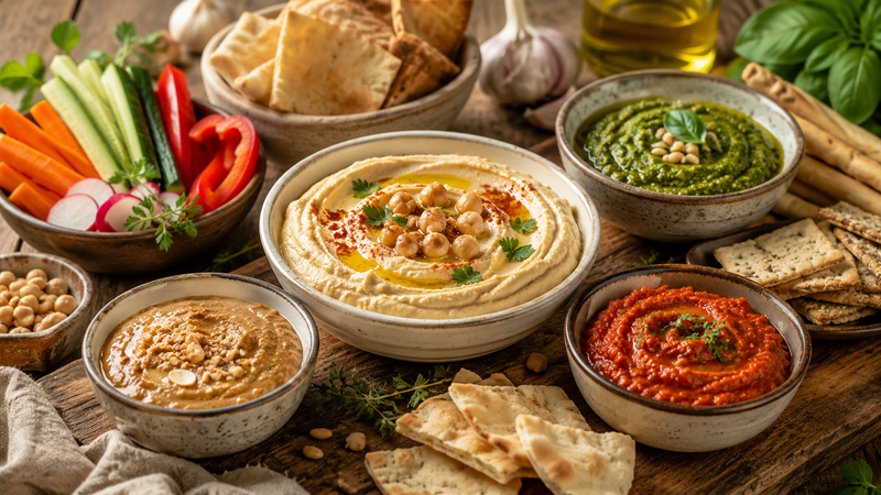 Untables, salsas y dips
