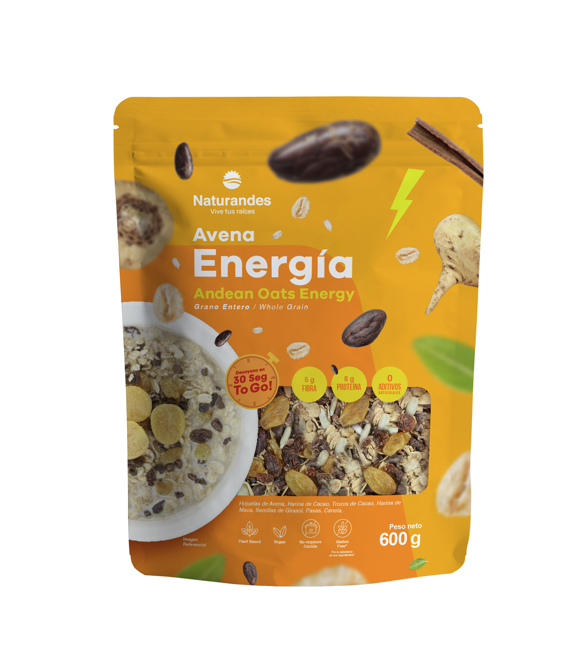 Avena Energía Naturandes 600 g