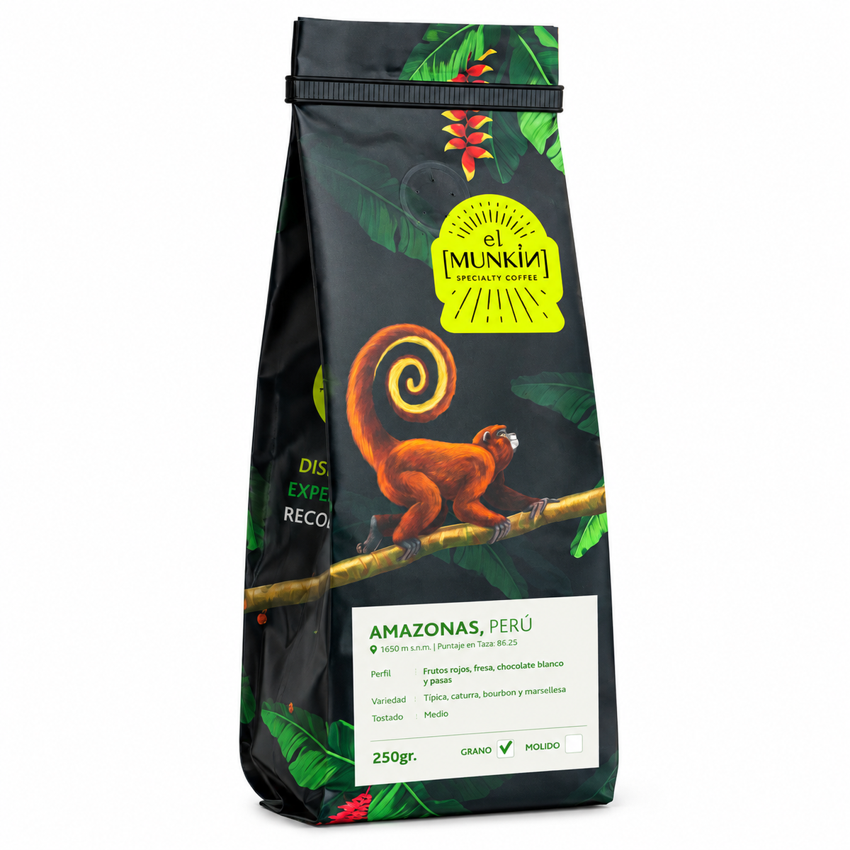 El Munkin Café En Grano Amazonas 250 g