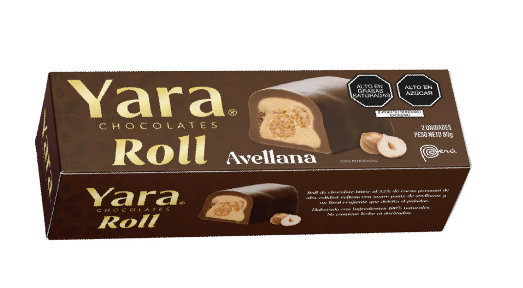 Yara Roll Avellana 80g x2unidades