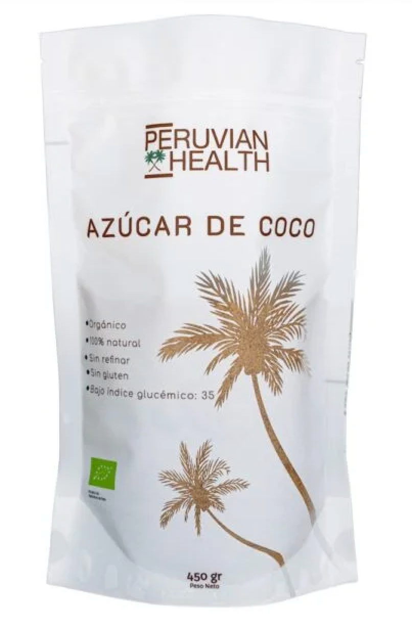 Azúcar de Coco Orgánico 450gr Peruvian Health