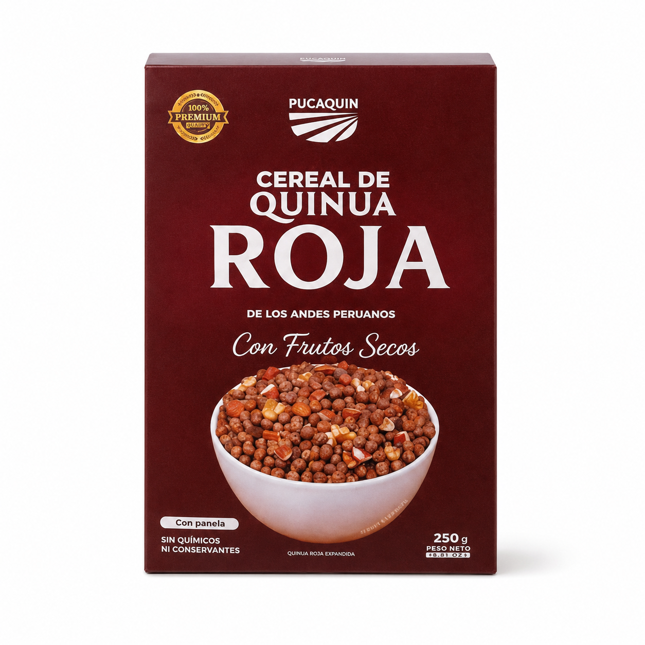 Cereal de Quinua Roja con Frutos Secos - Pucaquin – 250g