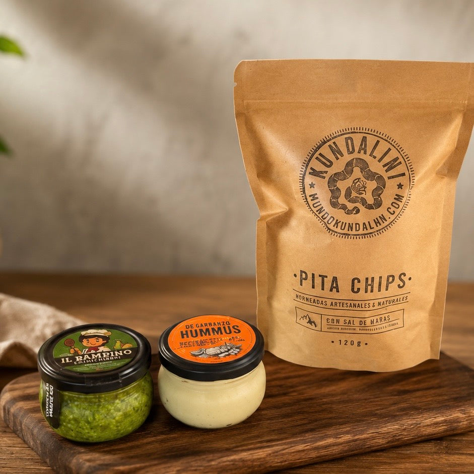 Pack Pesto + Hummus + Pita Chips