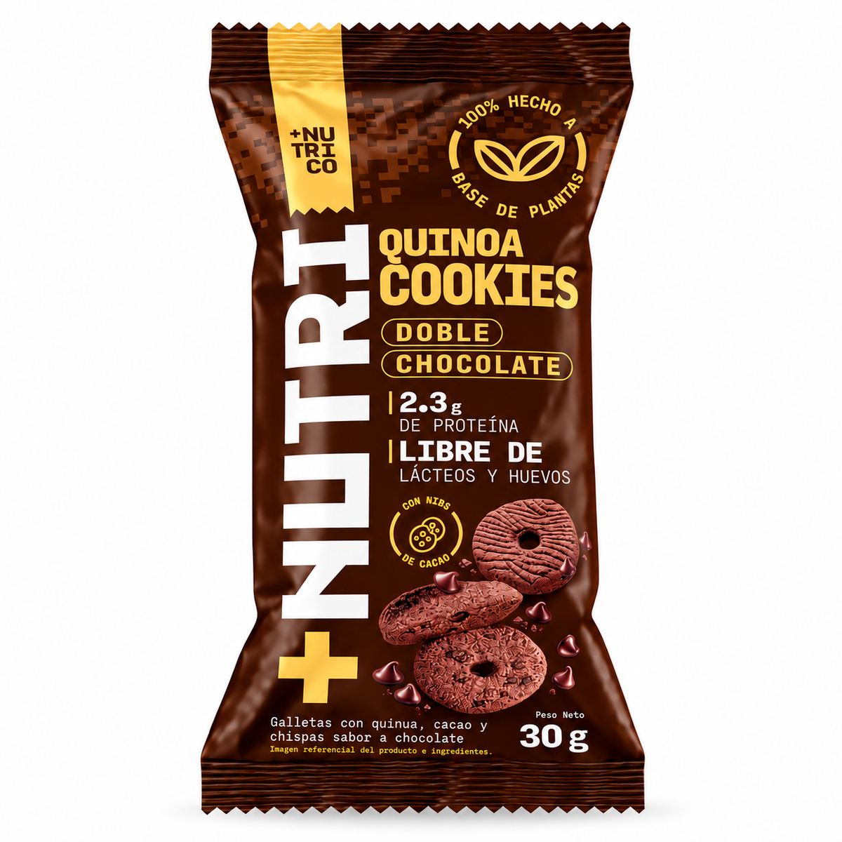 Nutri Co Quinoa Cookies Doble Chocolate – 30 g