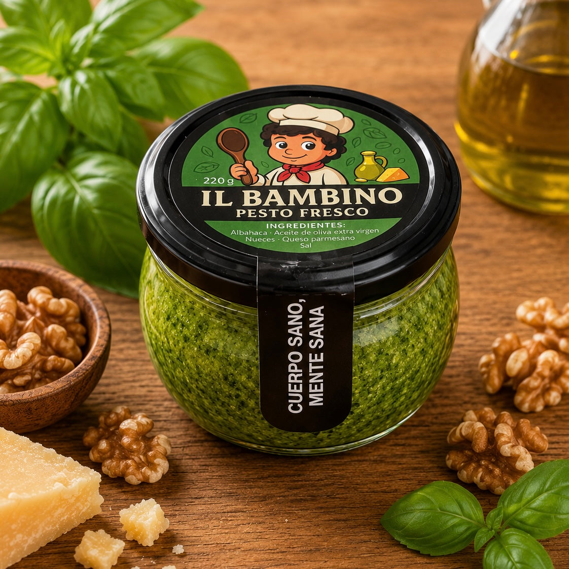 Pesto - "Il Bambino" - 100% artesanal - 220g