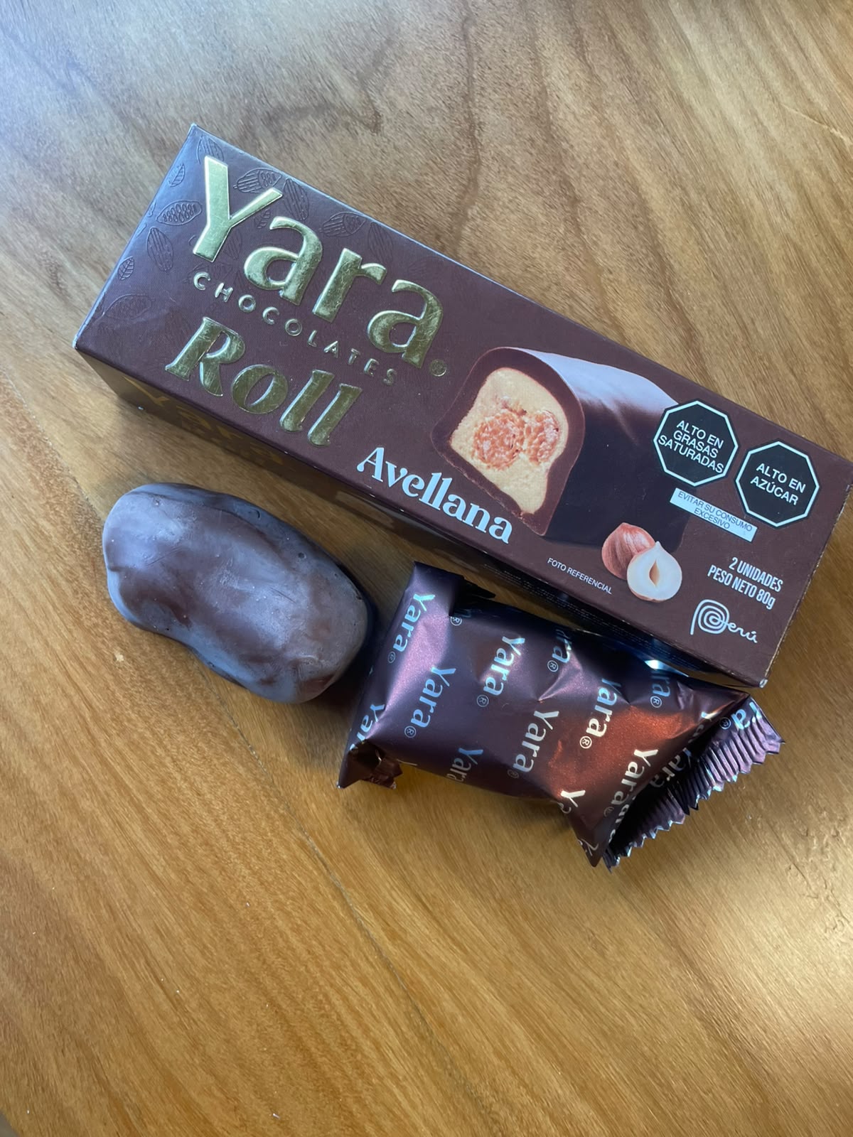Yara Roll Avellana 80g x2unidades