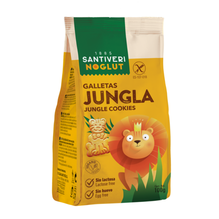 Santiveri Noglut Galletas Jungla Sin Gluten 100 g