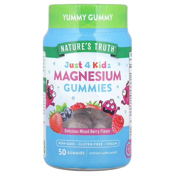 Nature’s Truth Just 4 Kidz Magnesio – 50 Gomitas Veganas