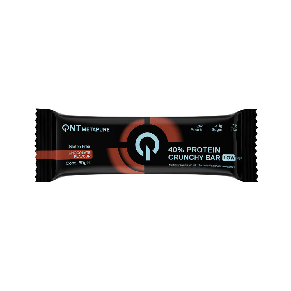 Barra Proteica QNT Metapure Crocante Sabor Chocolate